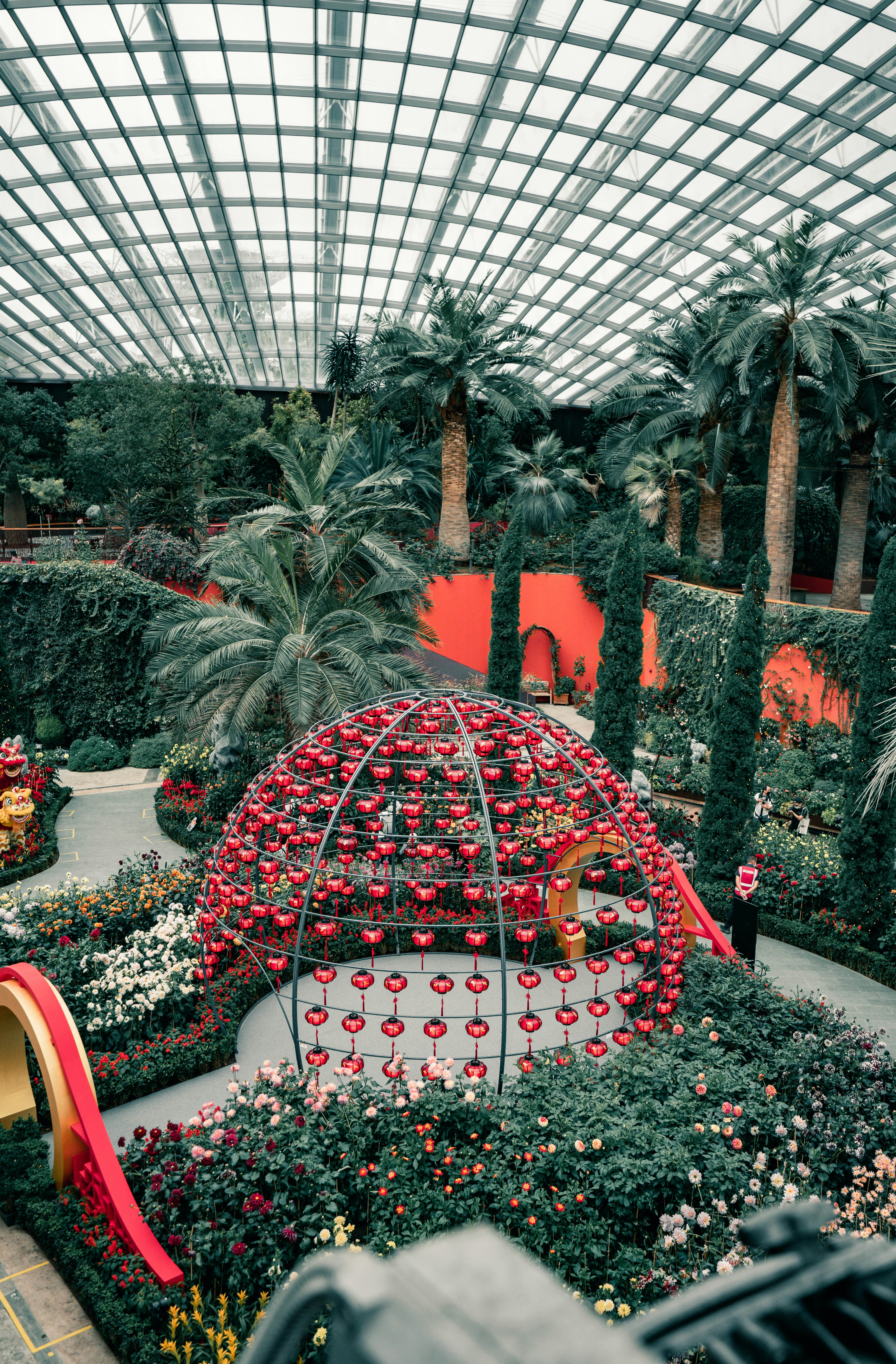 CNY Decor in Gardens by the Bay Singapore